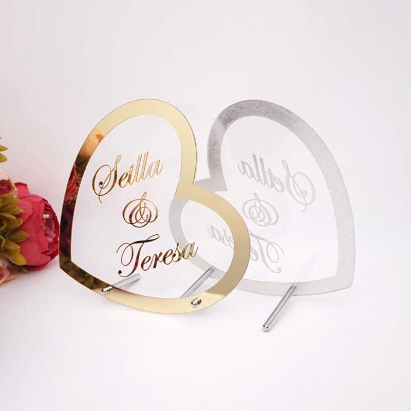 Wedding Decoration Customized Heart Shape