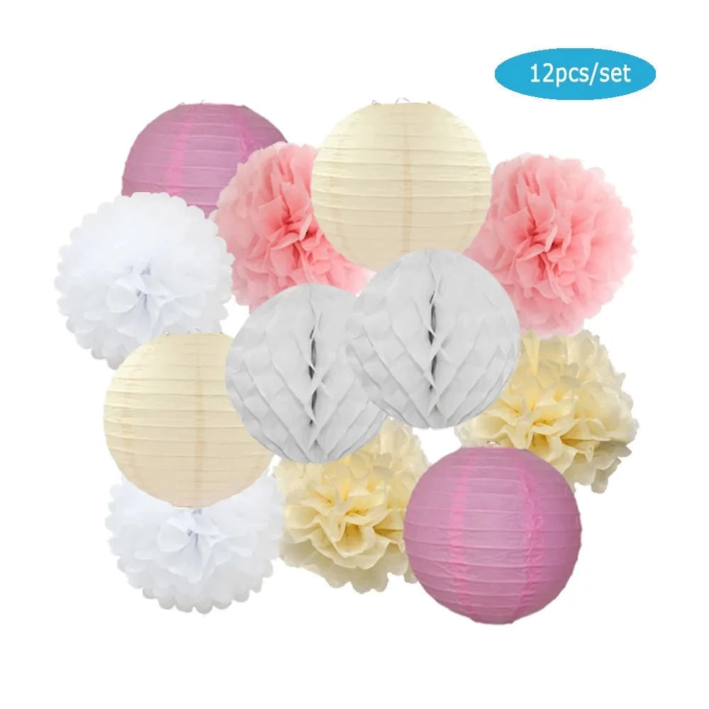 Round Paper Lantern Hanging Ball