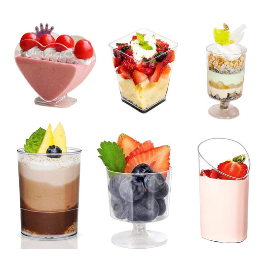 20 Pcs Mousse Salads Dessert Cups