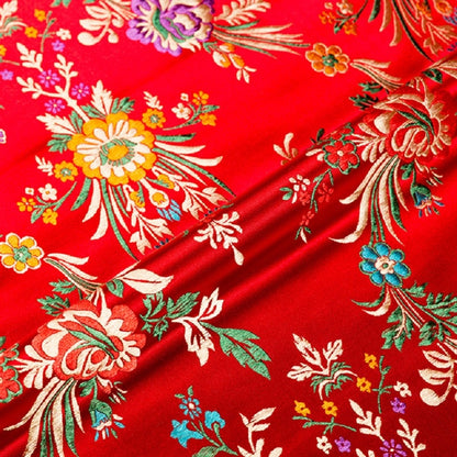 Flower Fabrics Brocade Jacquard Pattern