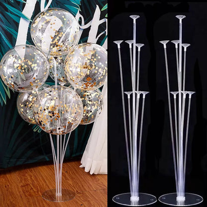 50  Pcs Grid Balloon Holder Set