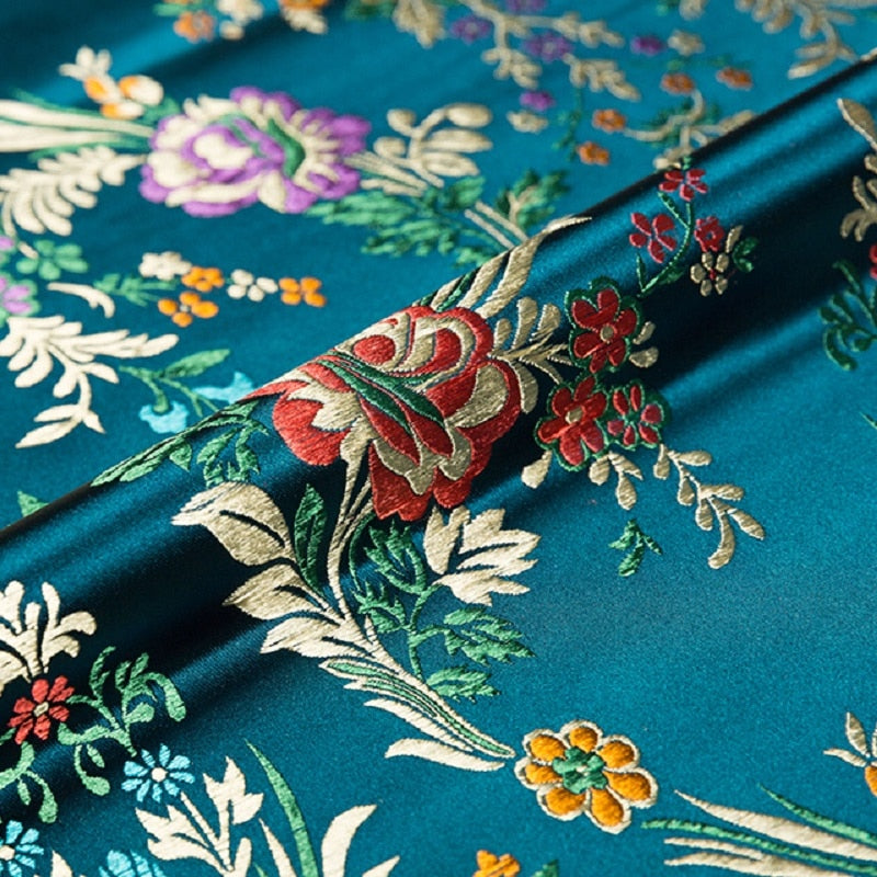 Flower Fabrics Brocade Jacquard Pattern