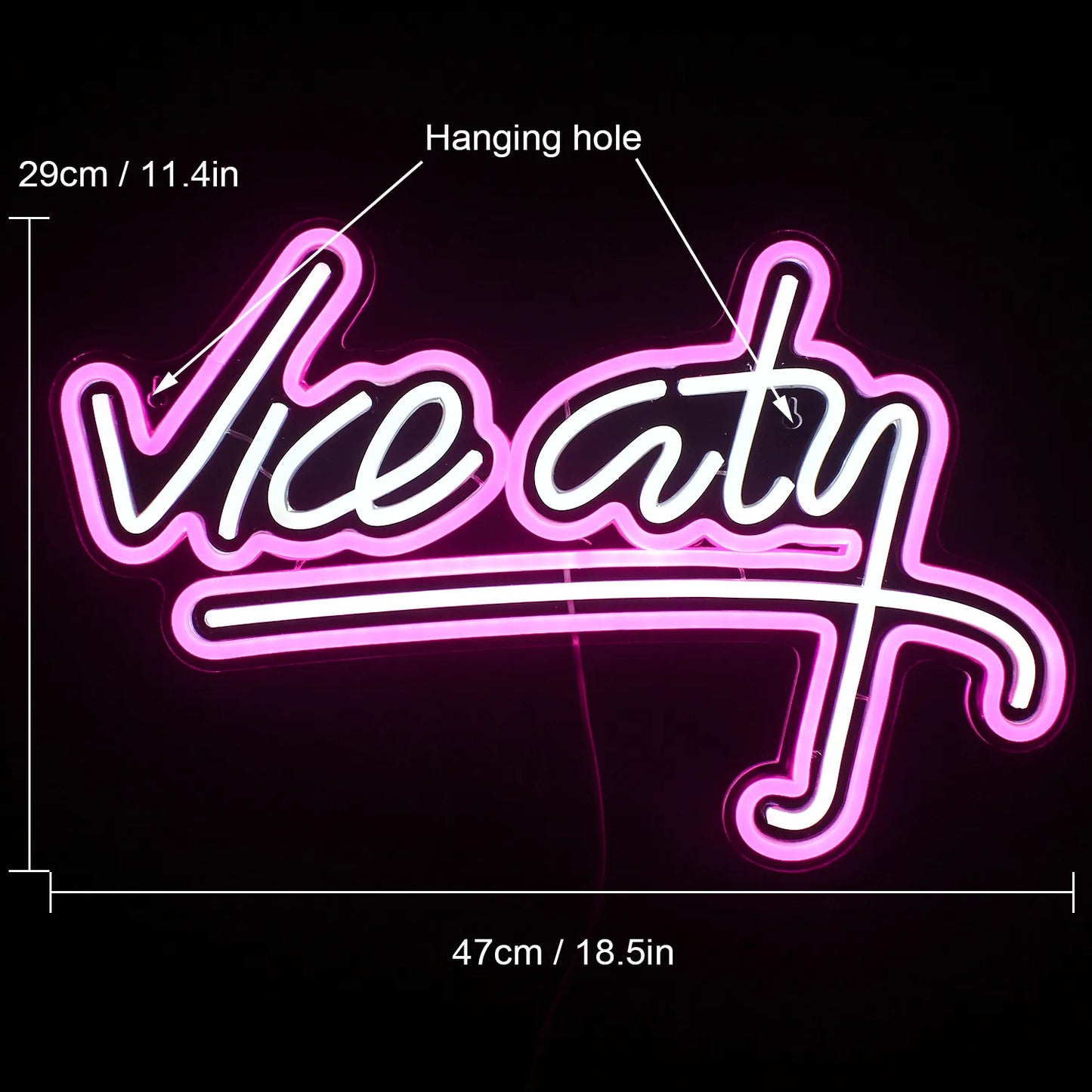 Pink Neon Sign for Home Bar Decoration