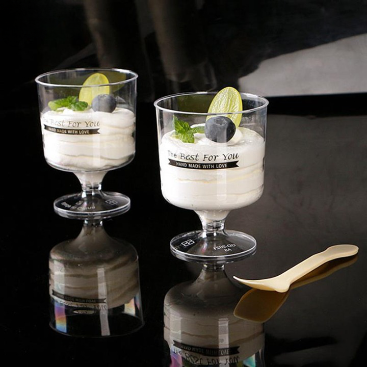 Mini Disposable Clear Cups for Mousse