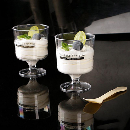 Mini Disposable Clear Cups for Mousse