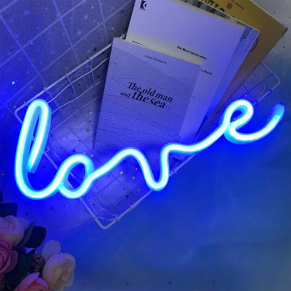 LED Neon Lights Love Shape