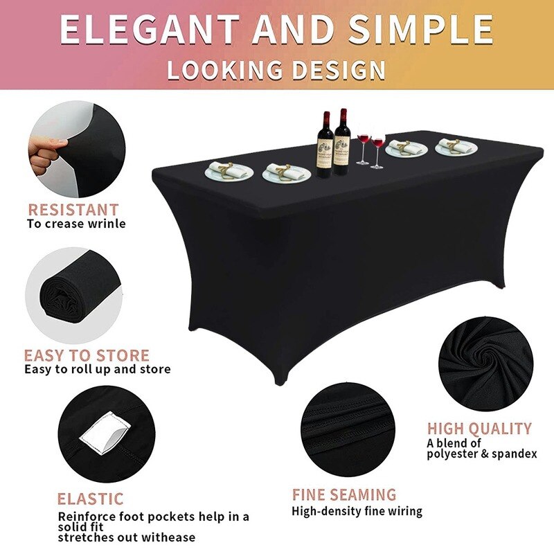 Spandex Fitted Stretch Table Cover