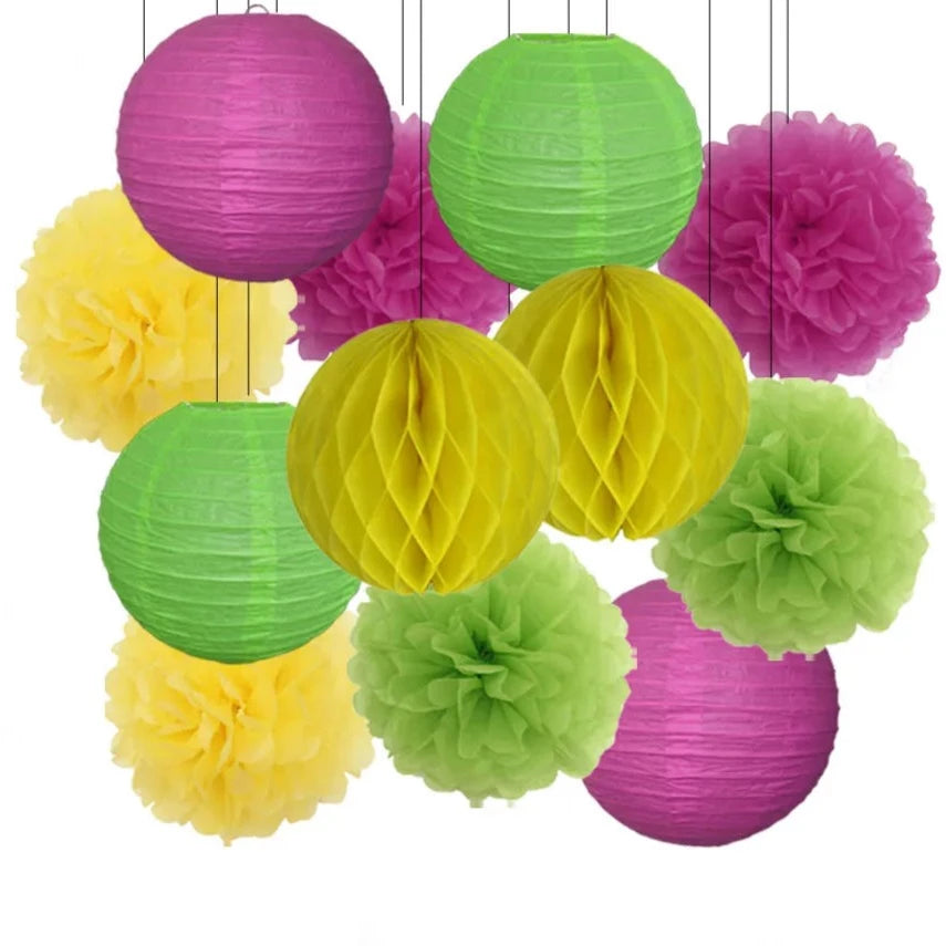 Round Paper Lantern Hanging Ball