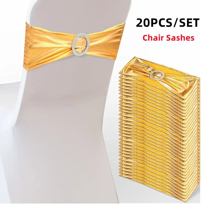 Spandex Chair Sashes with Buckle