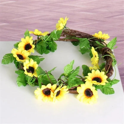 Artificial Yellow Sunflower Garland