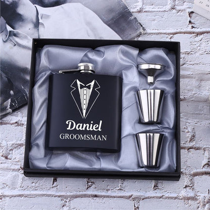 Stainless Steel Hip Flask Gift Box