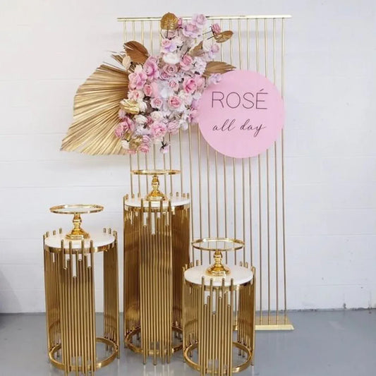 Party Backdrop Pedestal Stand Flower