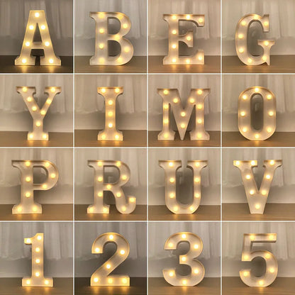 Alphabet Letter LED Lights