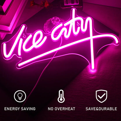 Pink Neon Sign for Home Bar Decoration