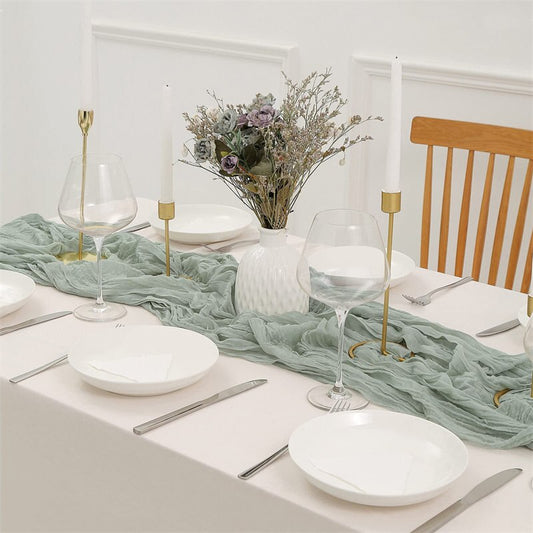 10pcs Rustic Wedding Table Runner