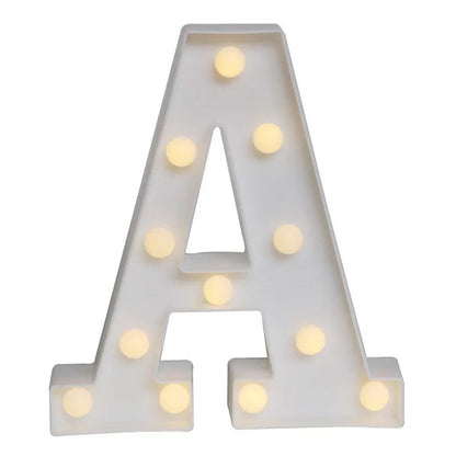 Decorative Letters Alphabet Letter LED Lights