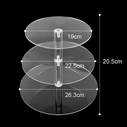 4/5 Tier Acrylic Cake Stand