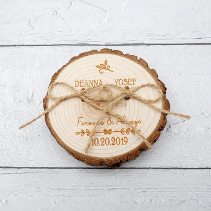 Personalized Wood Ring Holder