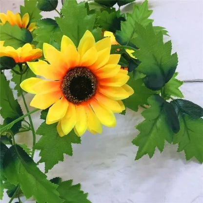 Artificial Yellow Sunflower Garland