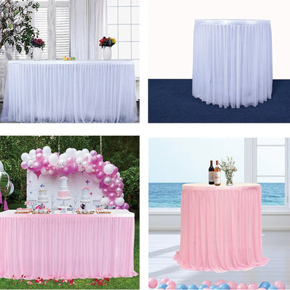 Table Skirt Wedding Decoration