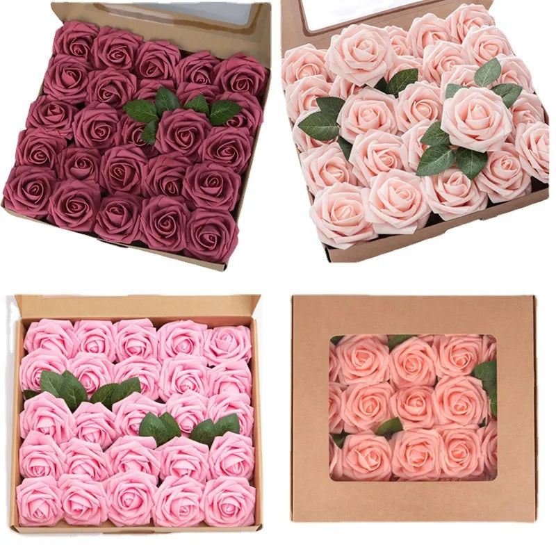 Artificial Rose Flowers Foam