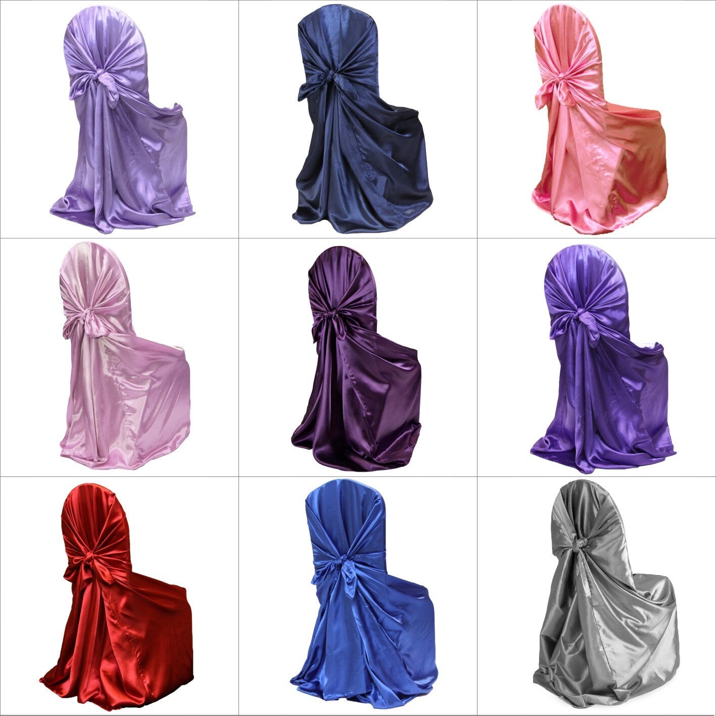 1pcs Satin Chair Cover