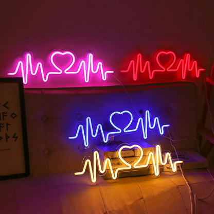 Heartbeat Neon Sign LED Light