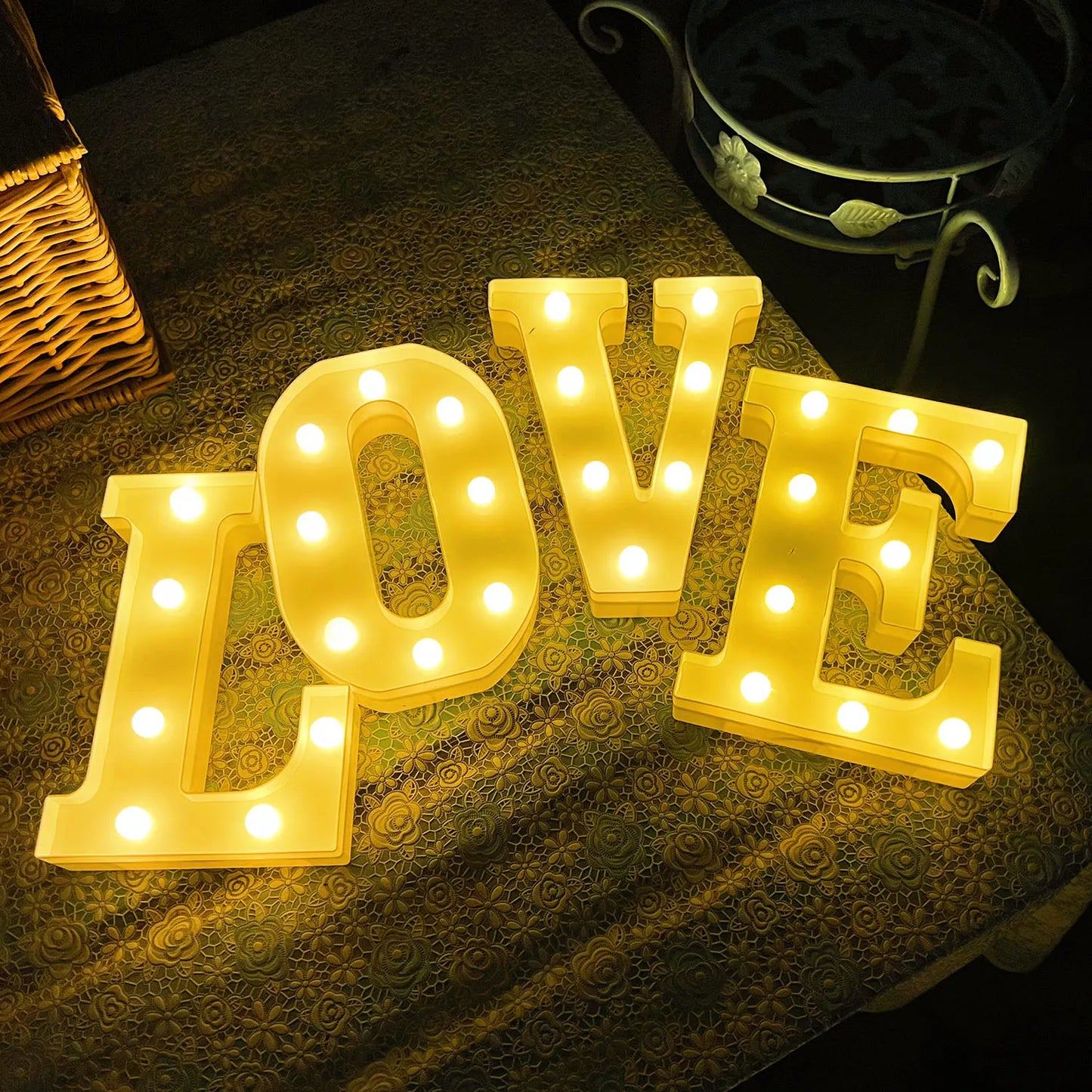 Alphabet LED Night Light Decoration