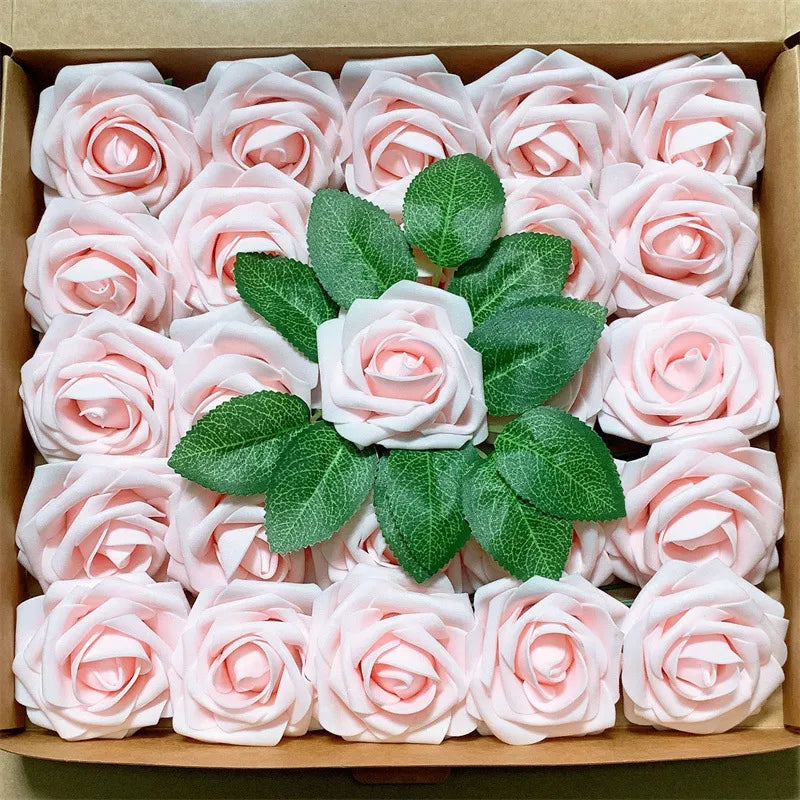 Artificial Rose Flowers Foam