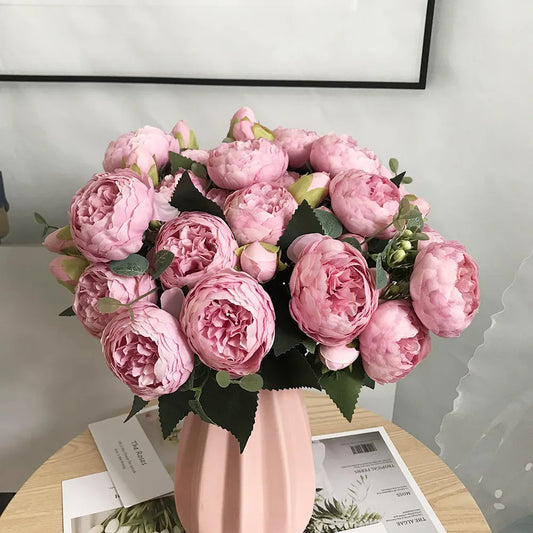 Rose Pink Silk Bouquet