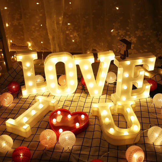 Decorative Letters Alphabet Letter LED Lights