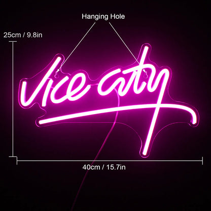 Pink Neon Sign for Home Bar Decoration