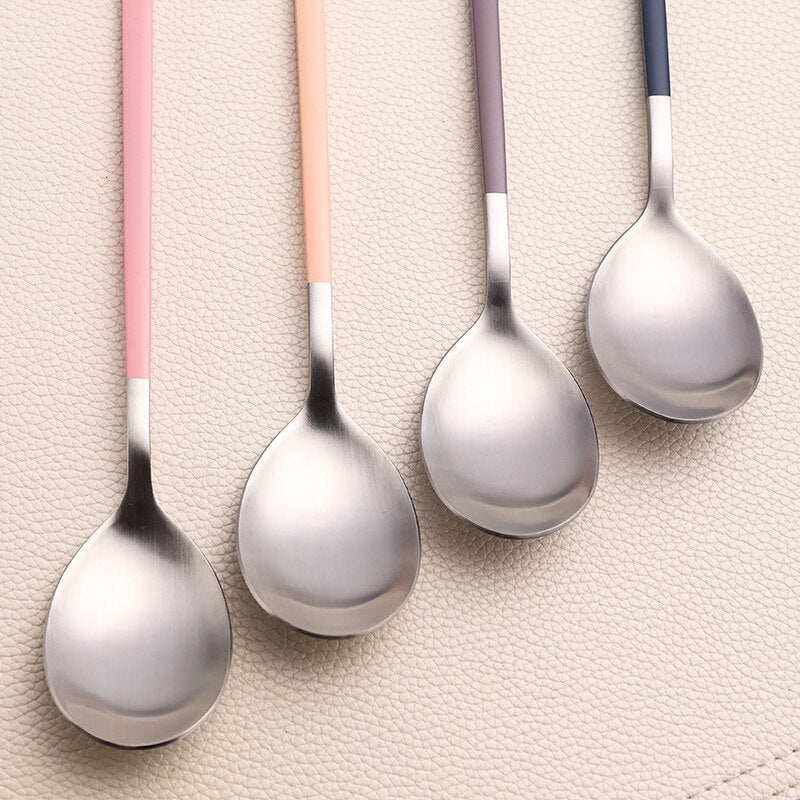 8Pcs Tableware Spoons Set