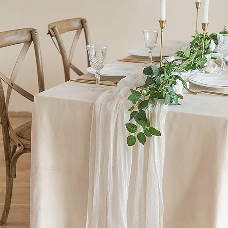 Gauze Table Runner Cheesecloth