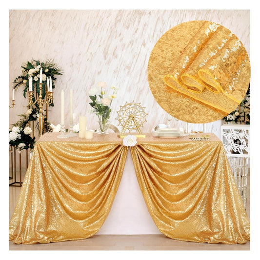 Gold Sequin Tablecloth