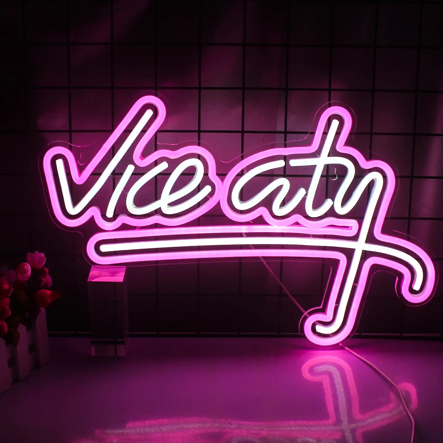 Pink Neon Sign for Home Bar Decoration