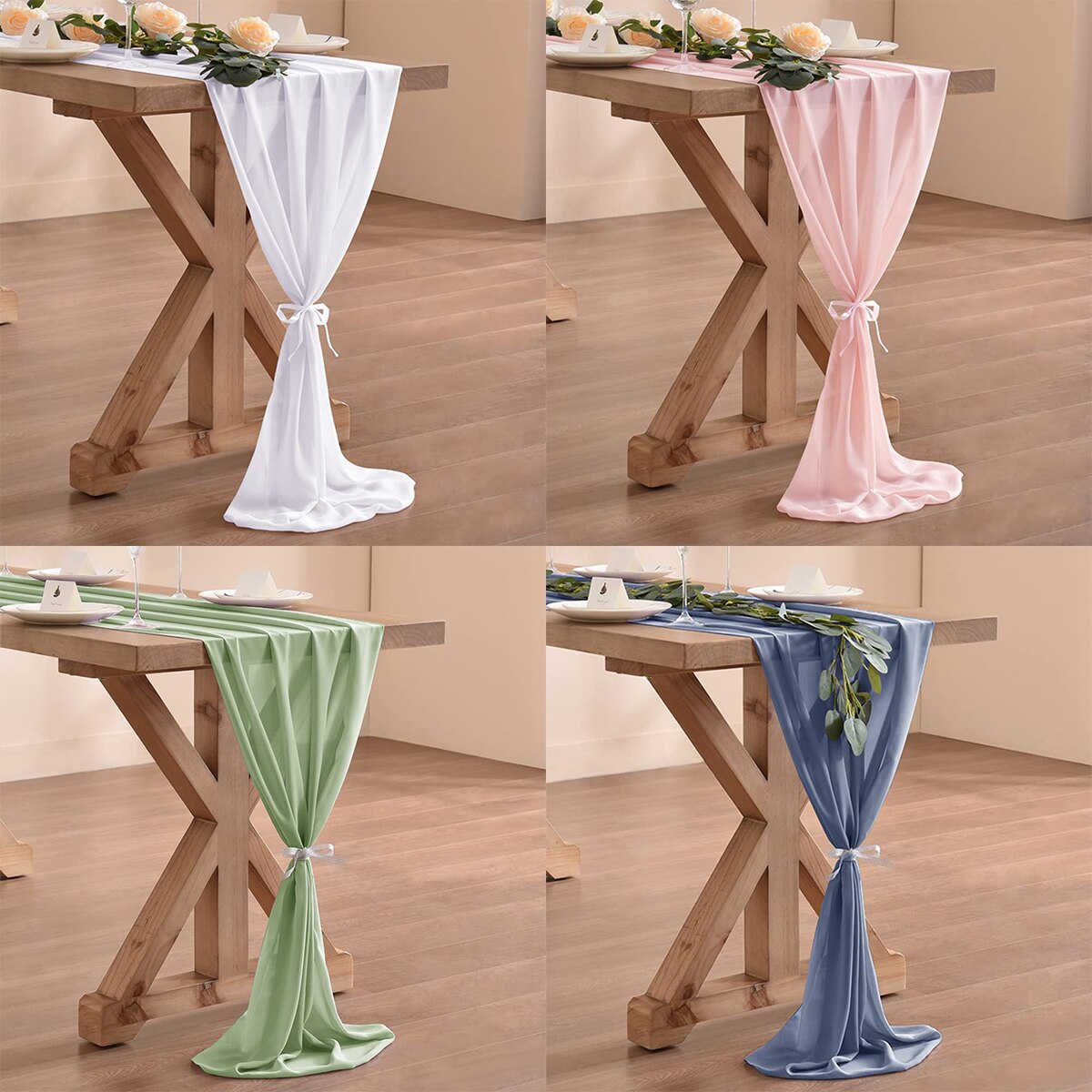 30cm*300cm Chiffon Table Runner