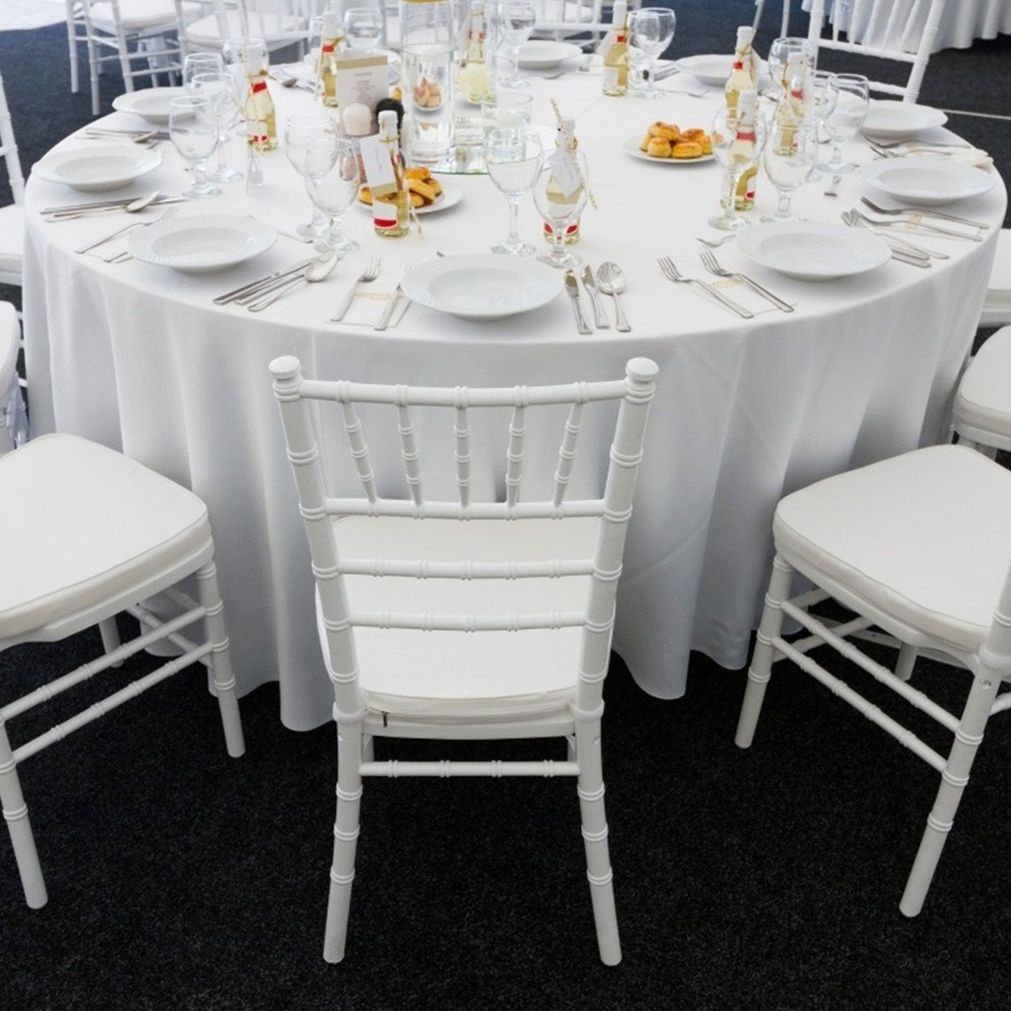 Multicolored Round Table Cloth