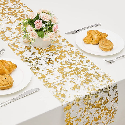 Sequin Gold Thin Table Runner