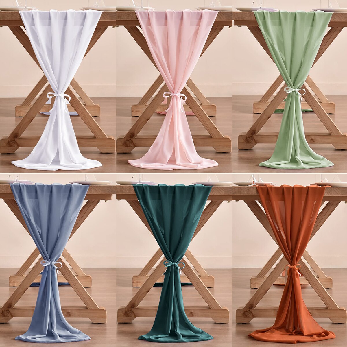 30cm*300cm Chiffon Table Runner