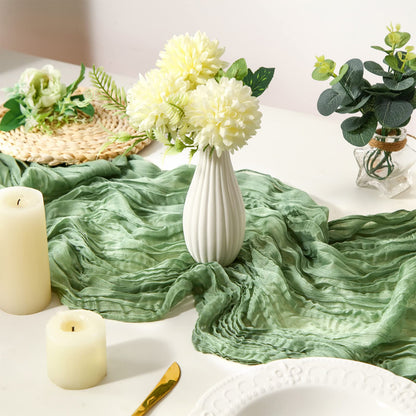 Gauze Table Runner Cheesecloth