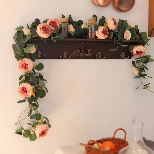 Fake Peony Vines Artificial Flower Garland