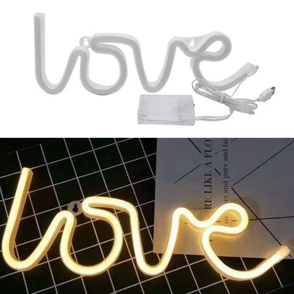 LED Neon Lights Love Shape