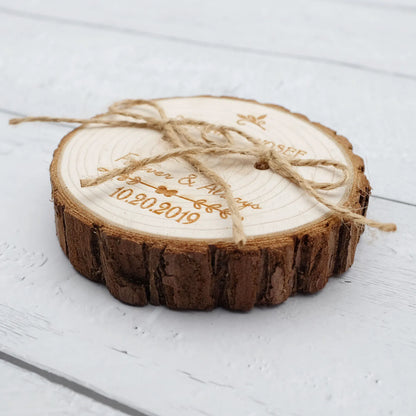 Personalized Wood Ring Holder