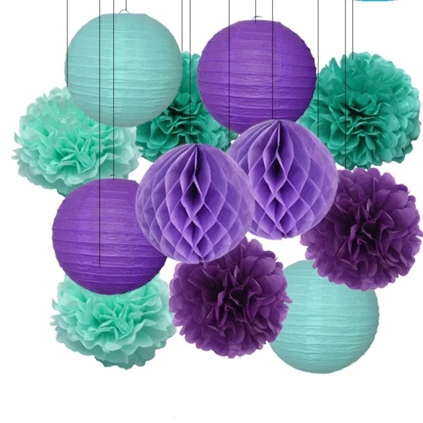 Round Paper Lantern Hanging Ball