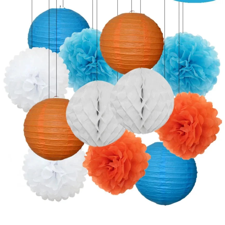 Round Paper Lantern Hanging Ball