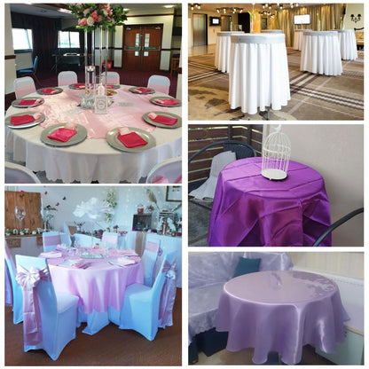 Multicolored Round Table Cloth