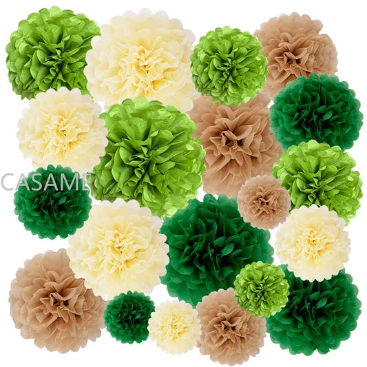 Paper Pompoms Flower Balls