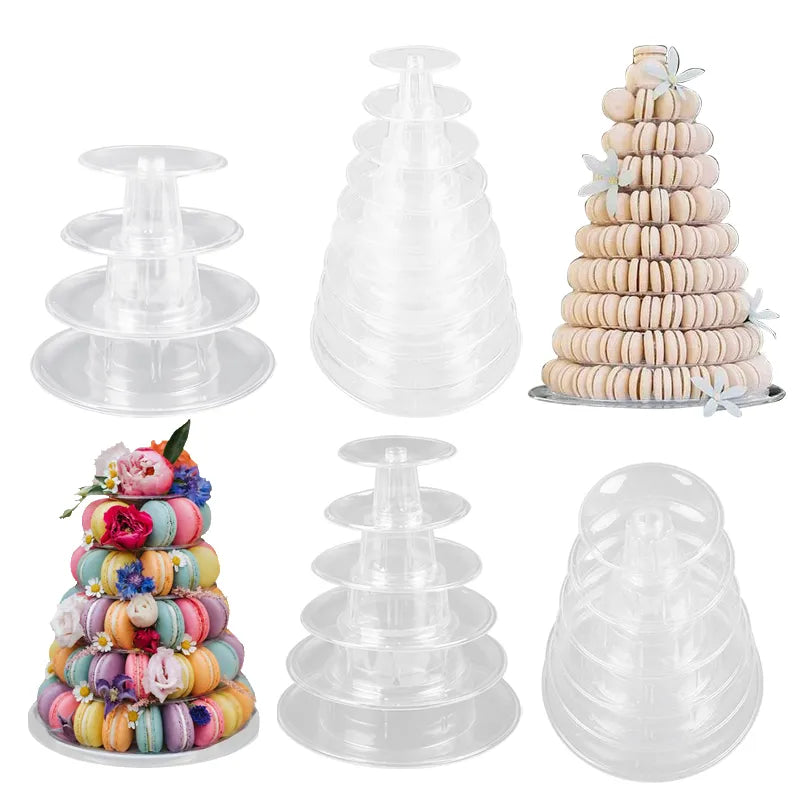 10 Tiers Round Macaron Tower Stand