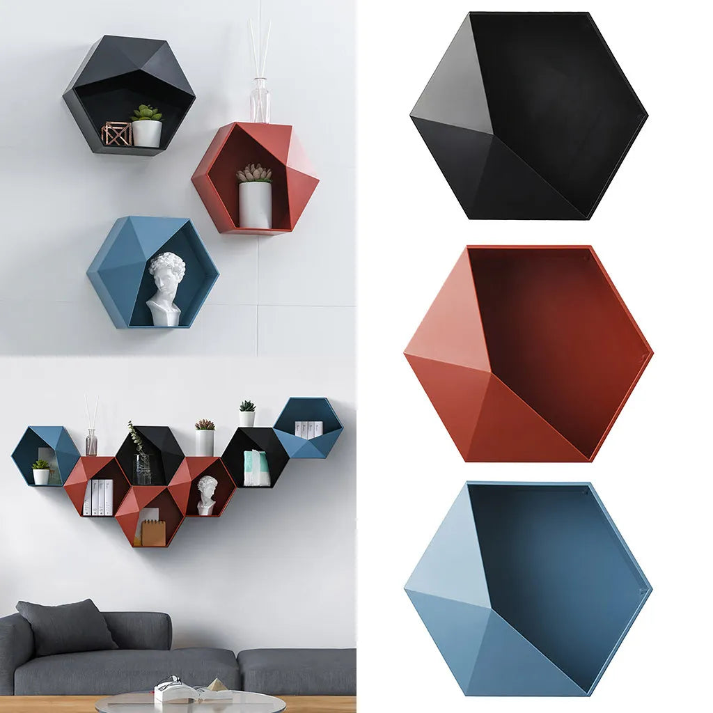 Living Room Mounted Geometric  Wall